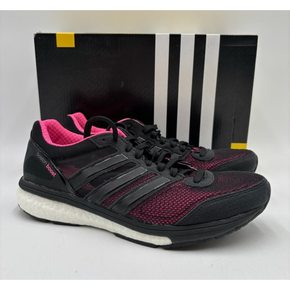 Adidas Adizero Boston 5 M29705 Women's NEW Running Shoes Pink US Size 8 NIB - Picture 1 of 11